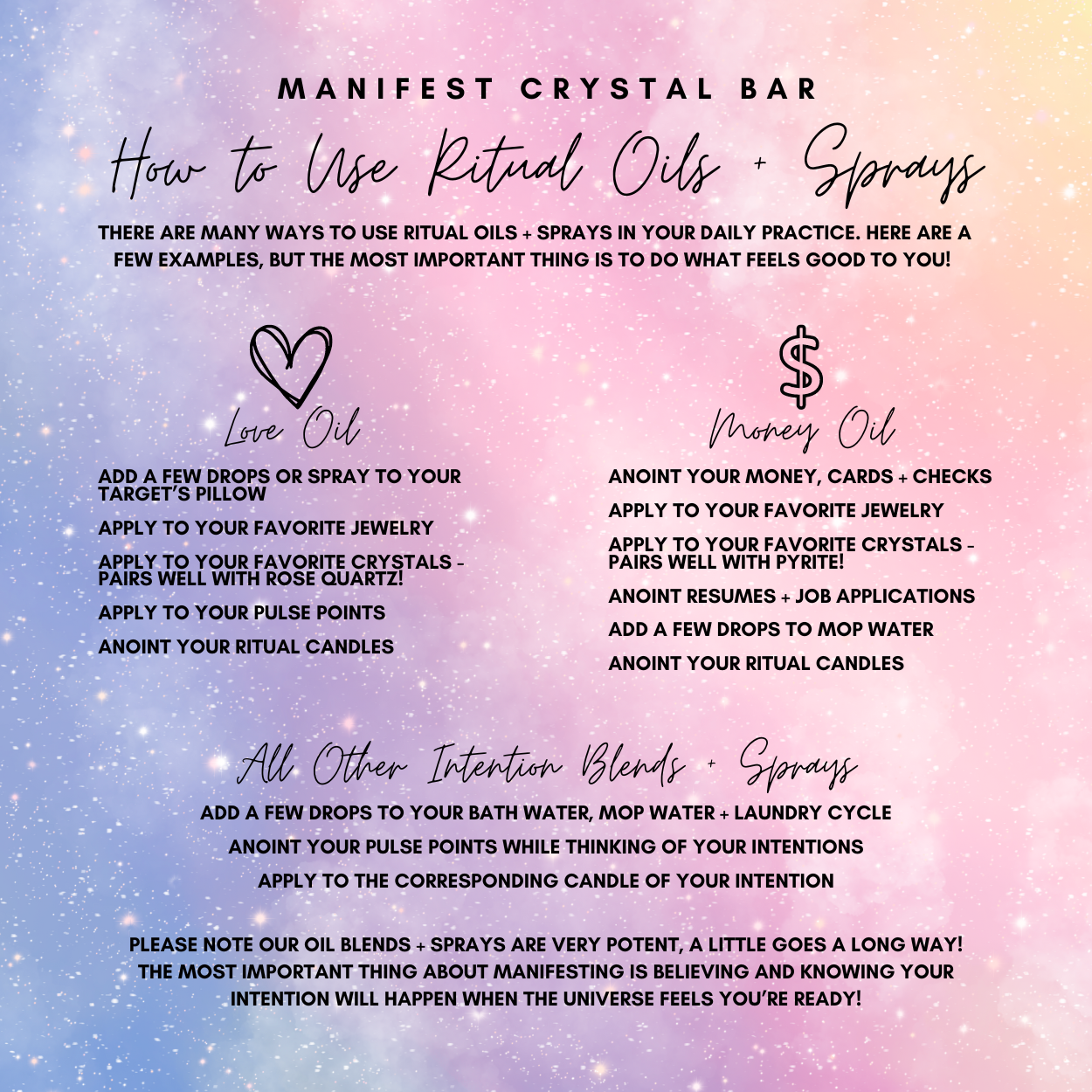 Intention Oil - Manifesting