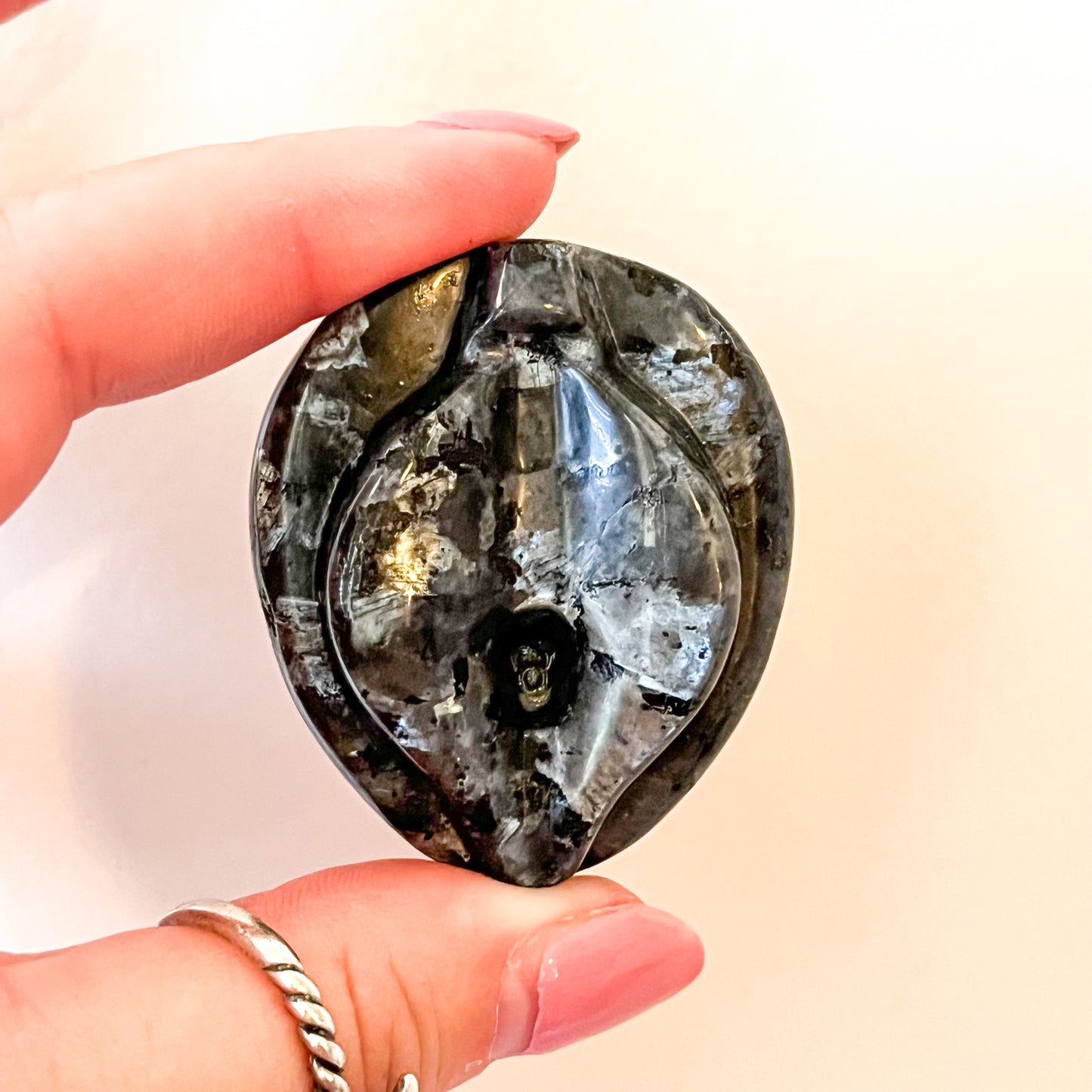 Larvakite Feminine Carving