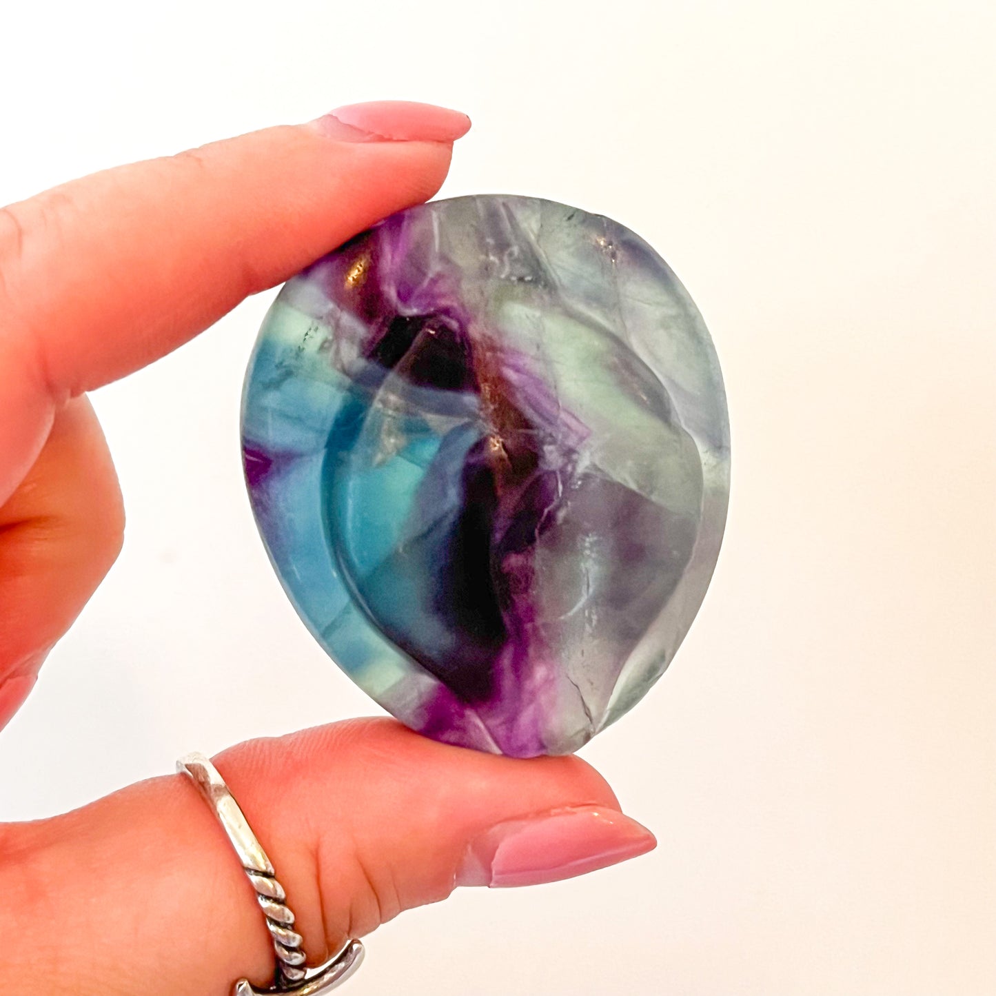 Fluorite Feminine Carving - C
