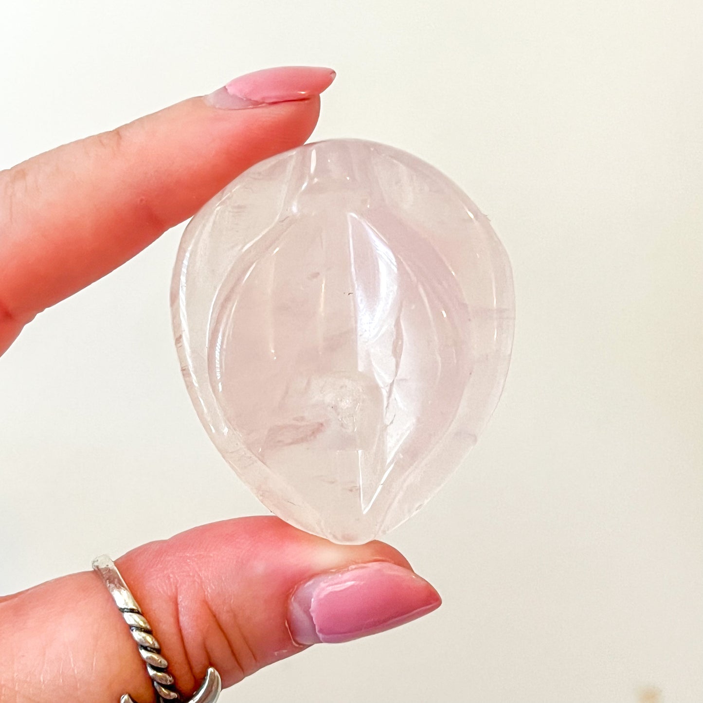 Rose Quartz Feminine Carving