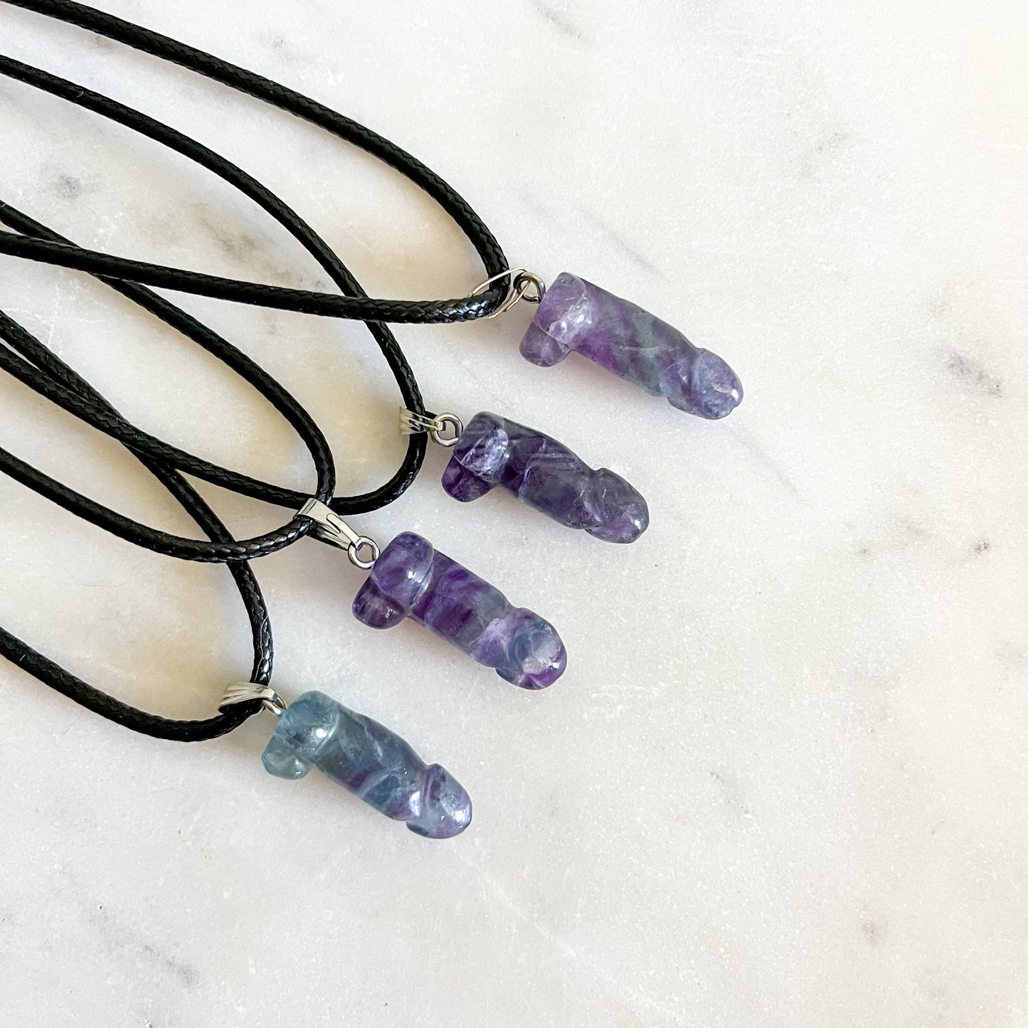 Fluorite Peen Necklace