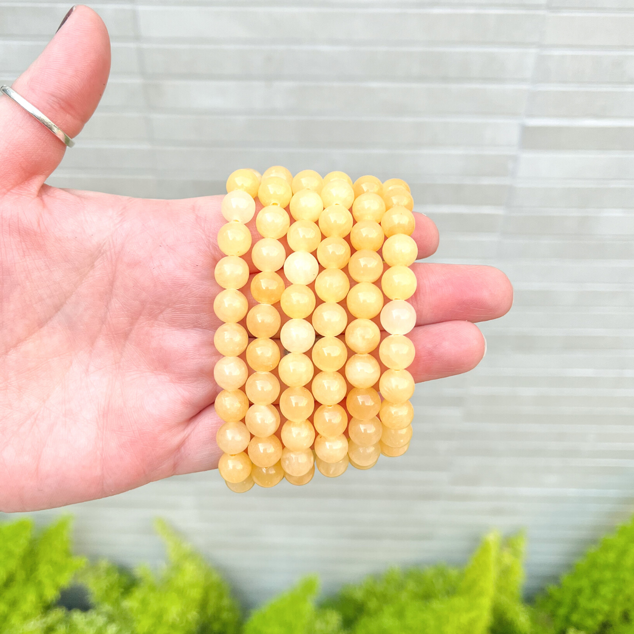 Yellow Jade Bracelet