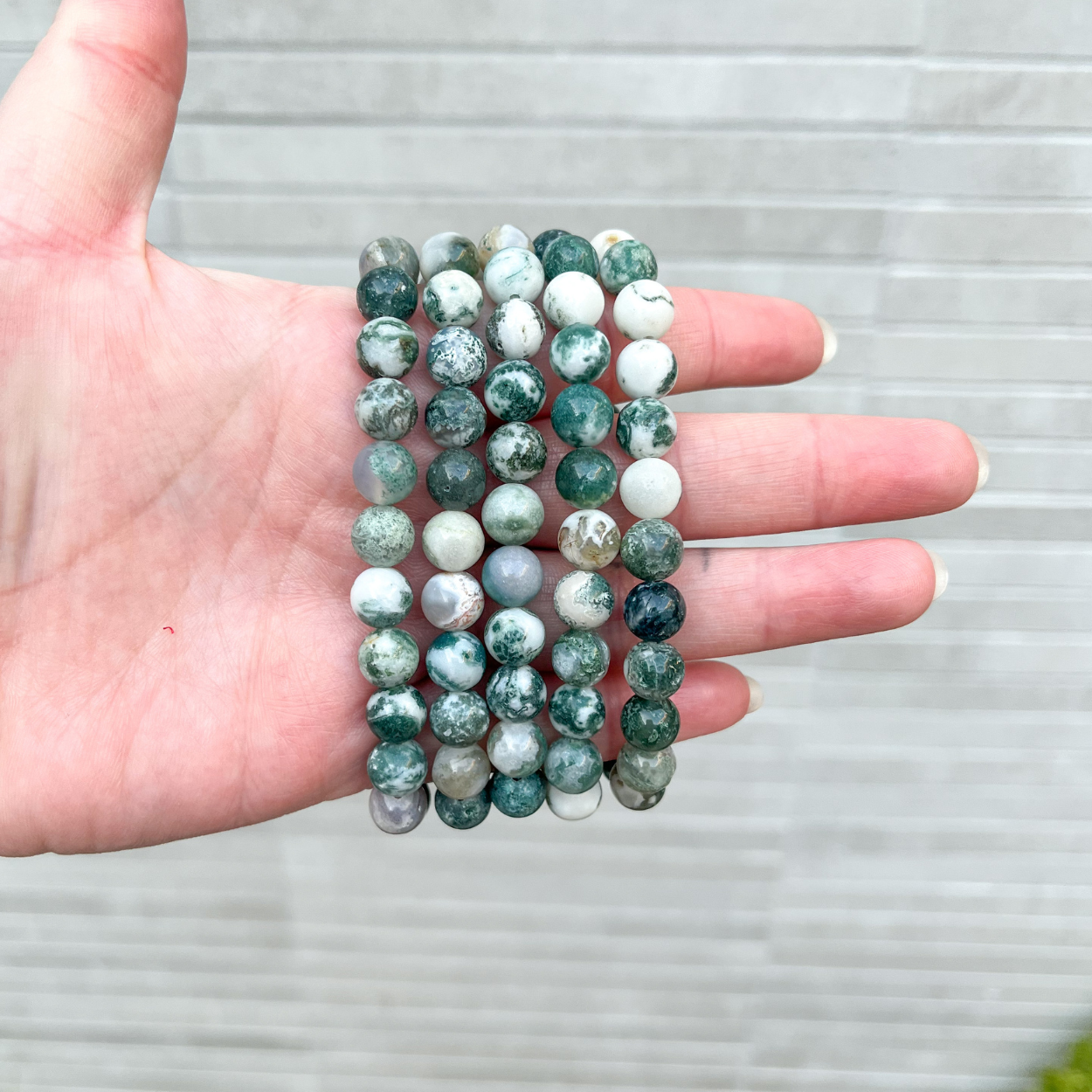 Moss Agate Bracelet