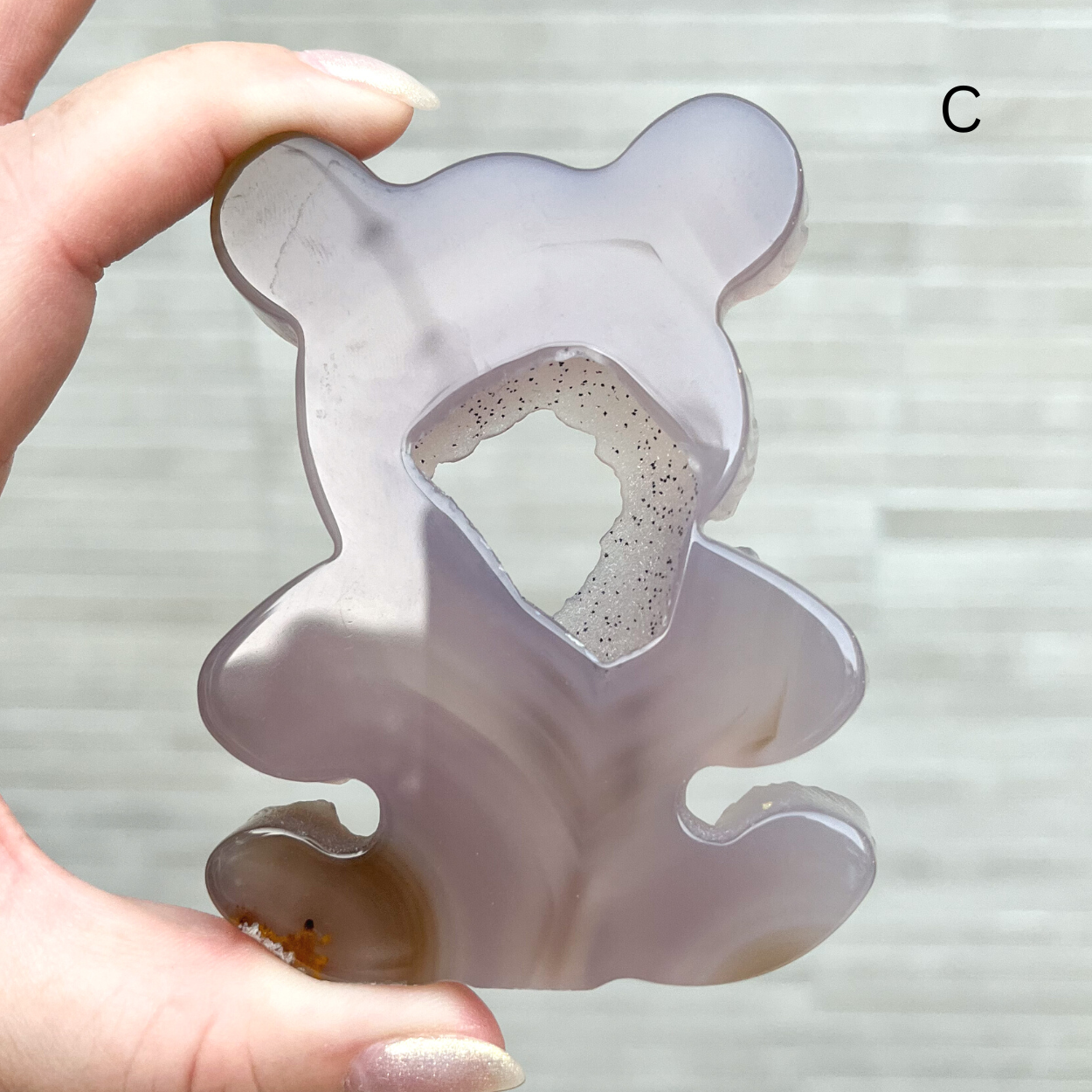 Druzy Agate Teddy Bear