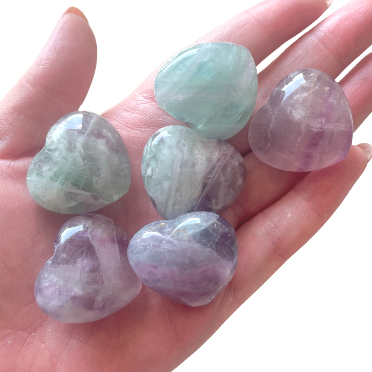 Small Fluorite Heart