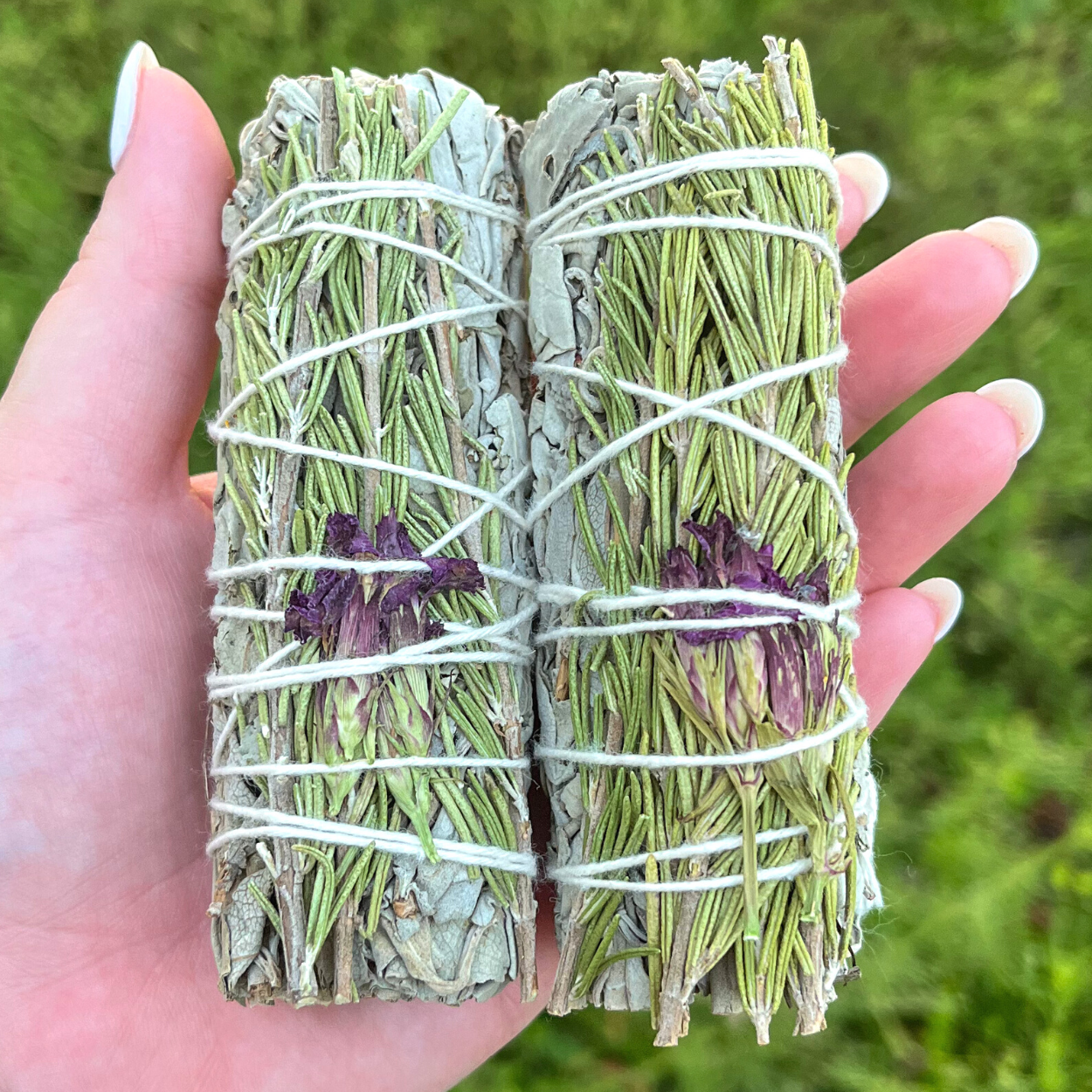 Rosemary + White Sage Bundle