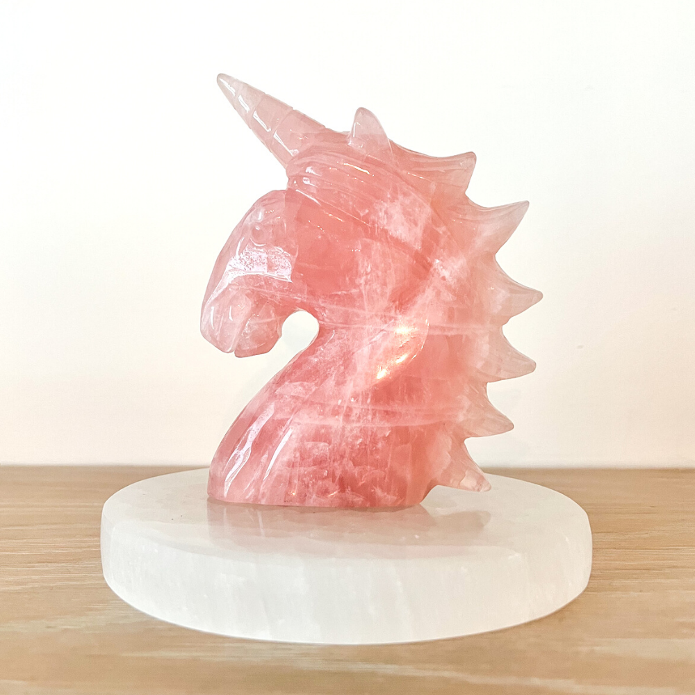 Rose Quartz Unicorn