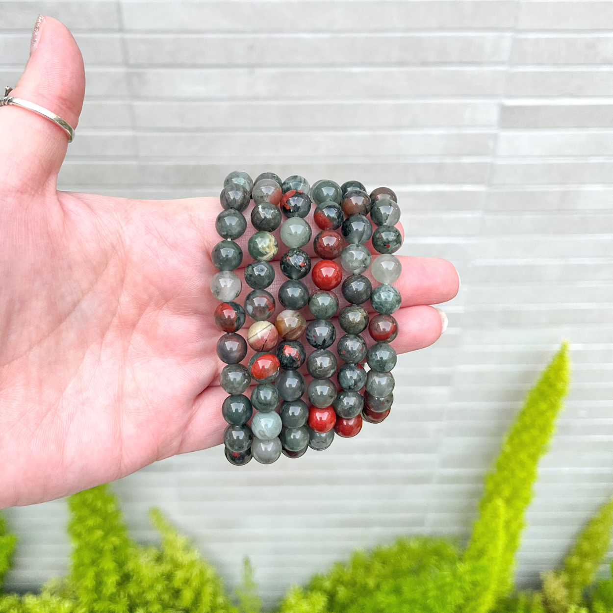 African Bloodstone Bracelet