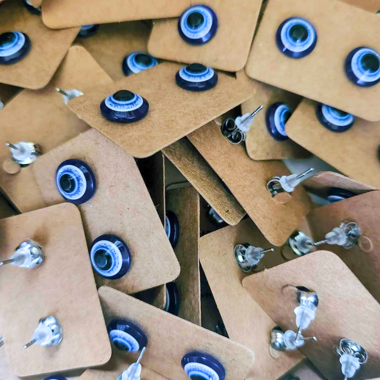 Evil Eye Stud Earrings