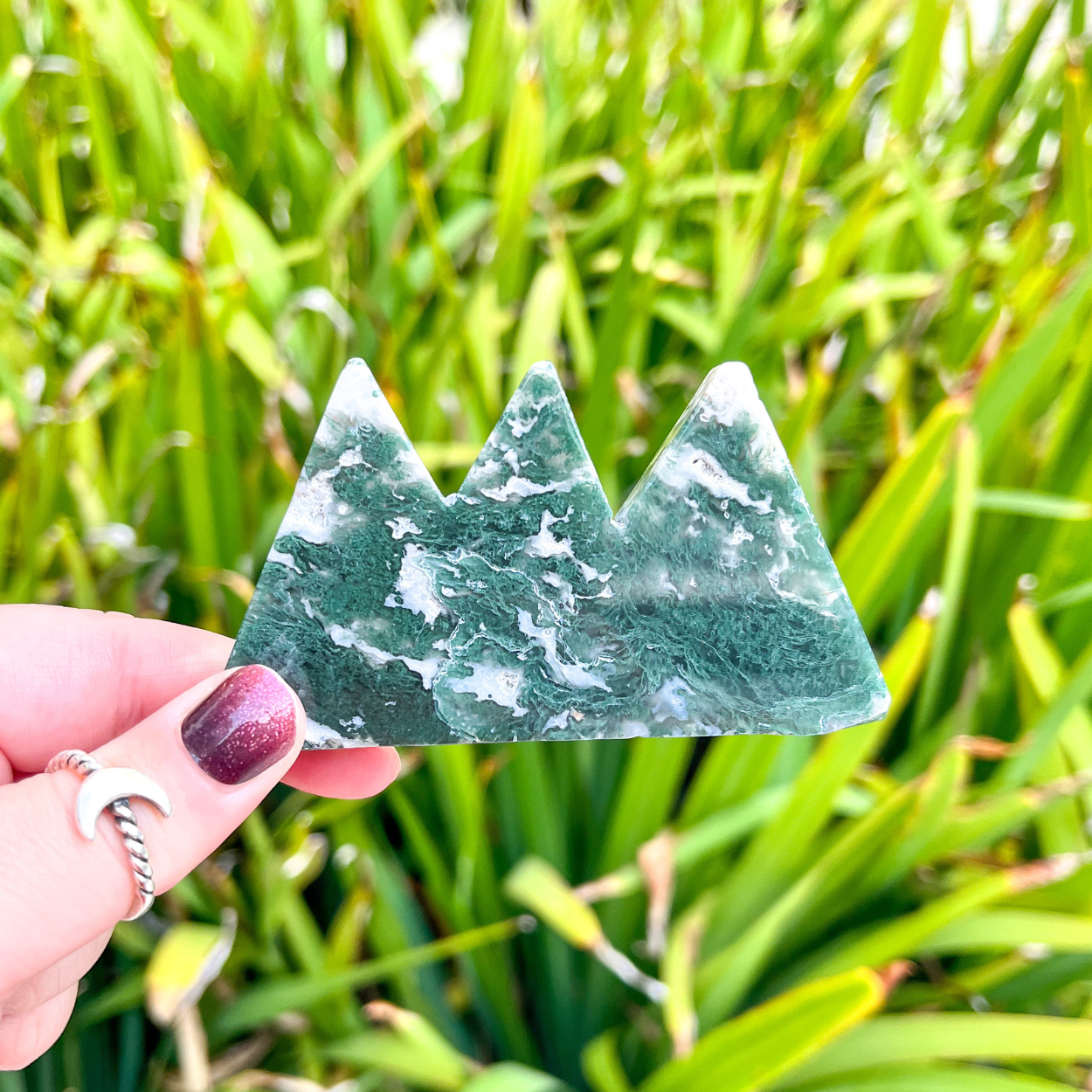 Small Moss Agate Mountain