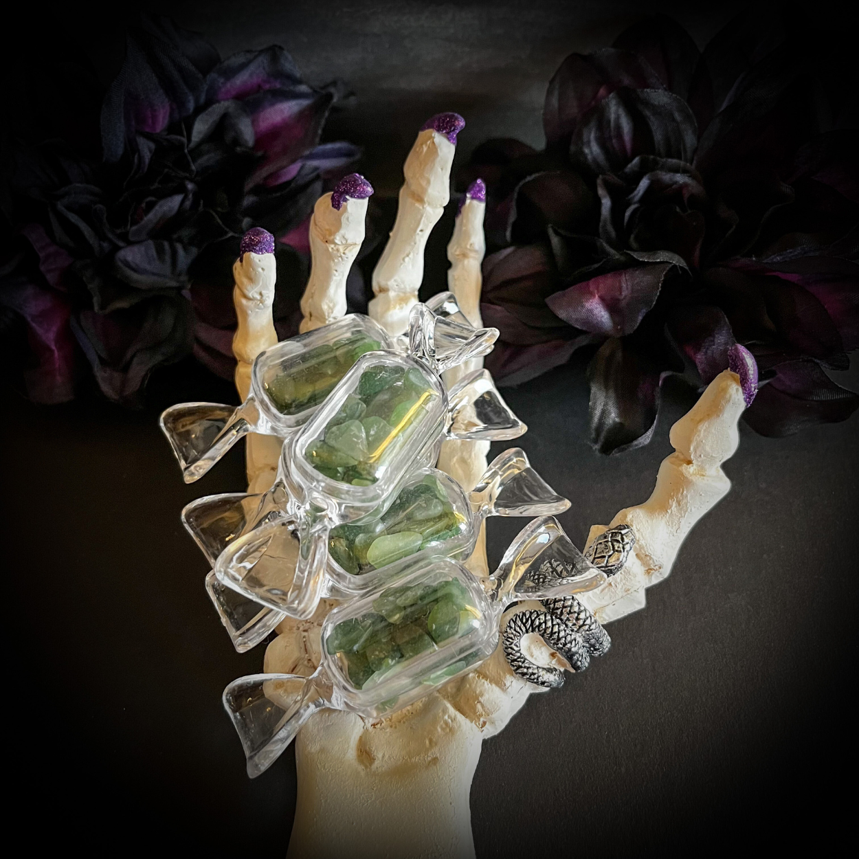 Crystal Chip Candy - Green Jade
