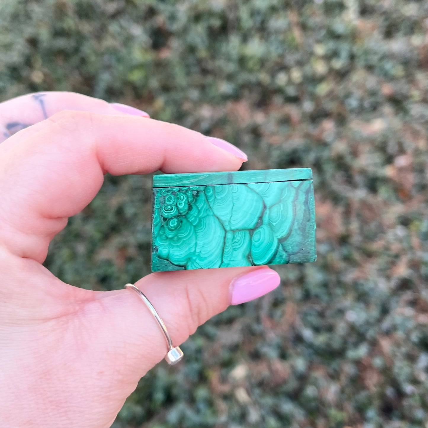 Mini Malachite Box - D