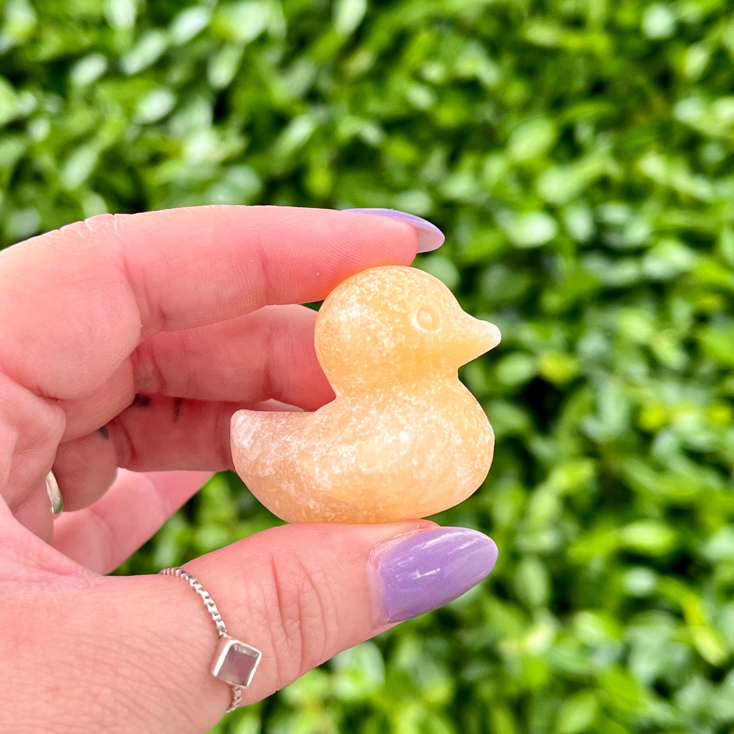 Yellow Calcite Rubber Ducky