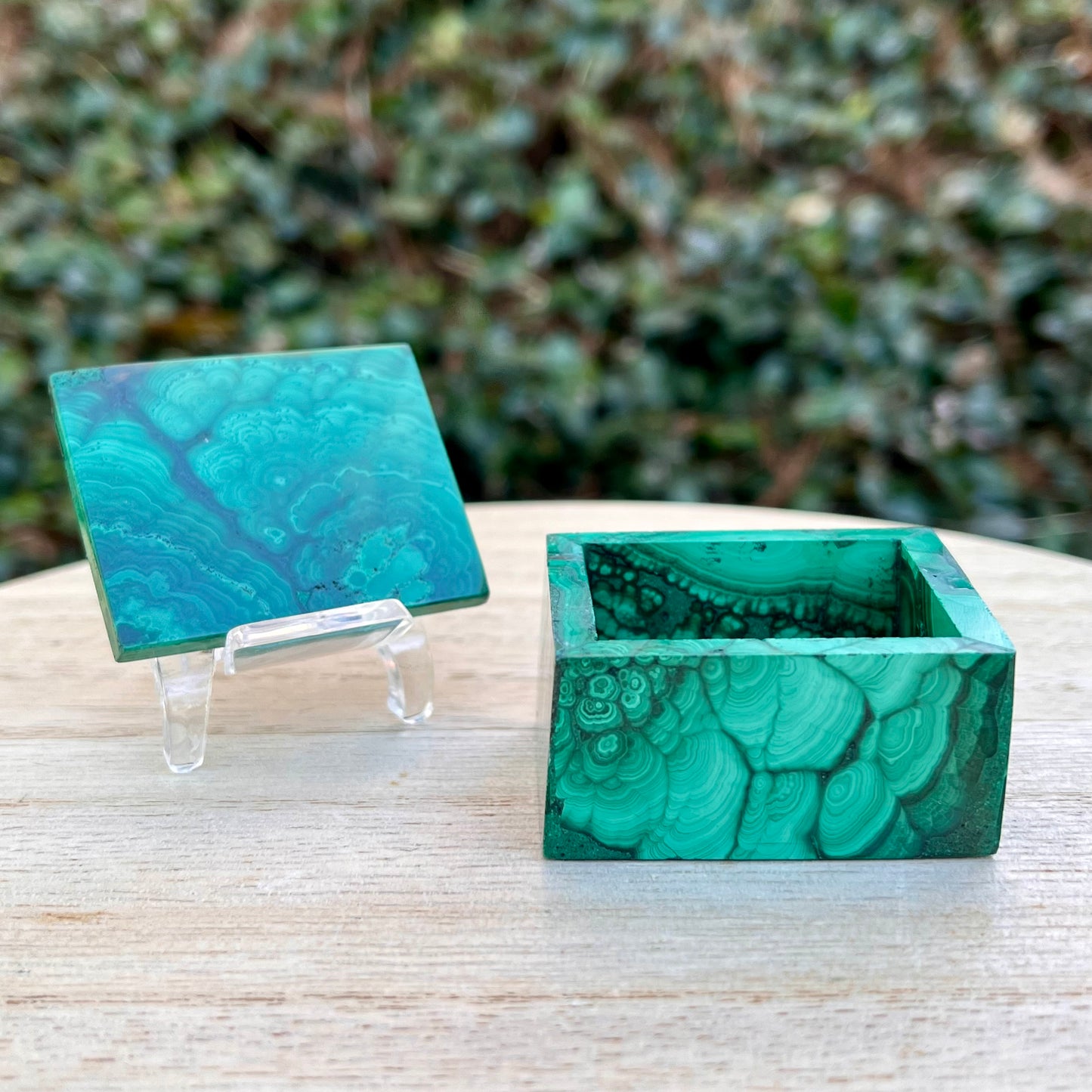 Mini Malachite Box - D