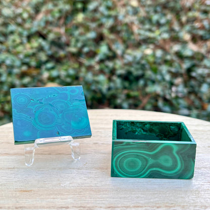 Mini Malachite Box - C