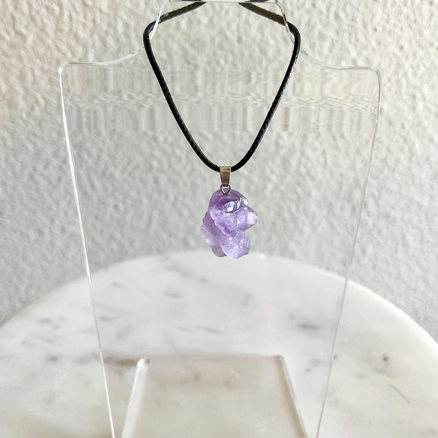 Mini Amethyst Cluster Necklace