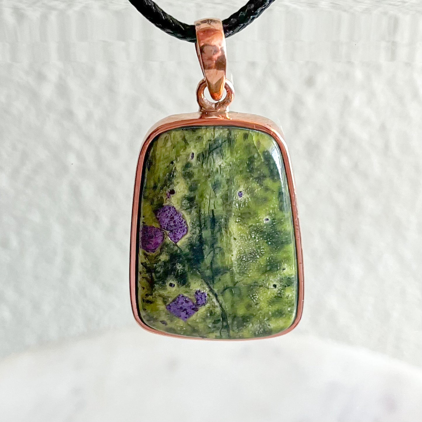Atlantasite + Copper Pendant - A