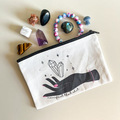 Manifest That Shit Canvas Pouch
