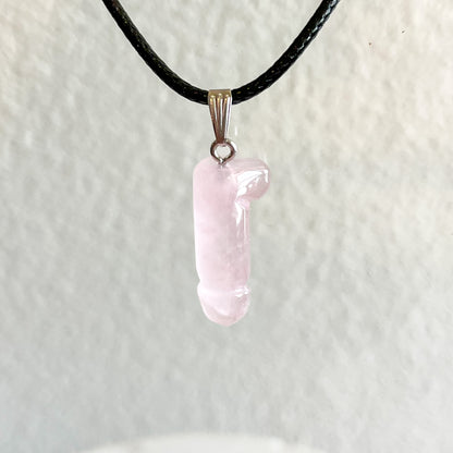 Rose Quartz Peen Necklace