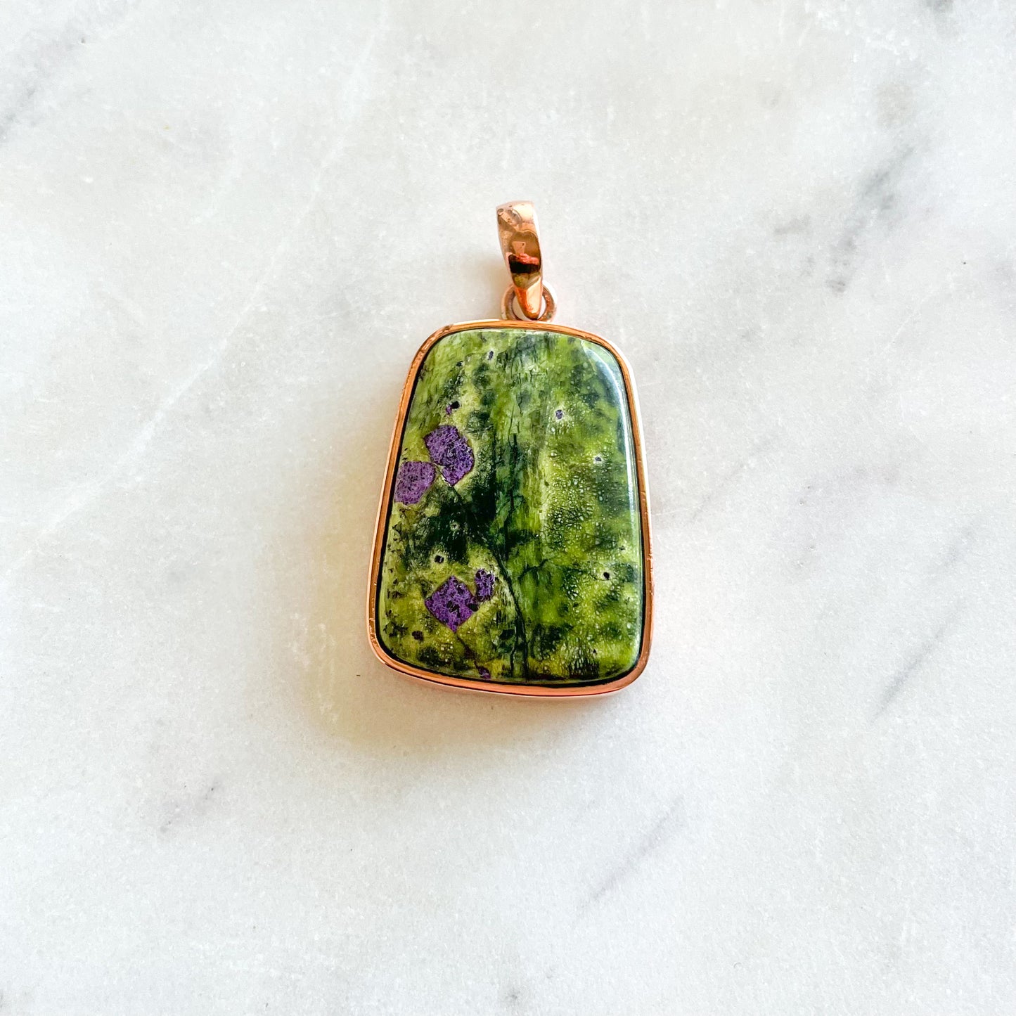 Atlantasite + Copper Pendant - A