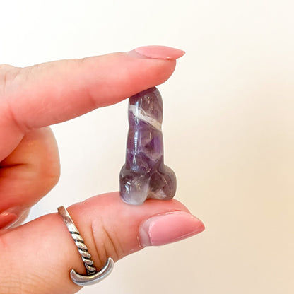 Chevron Amethyst Mini Peen