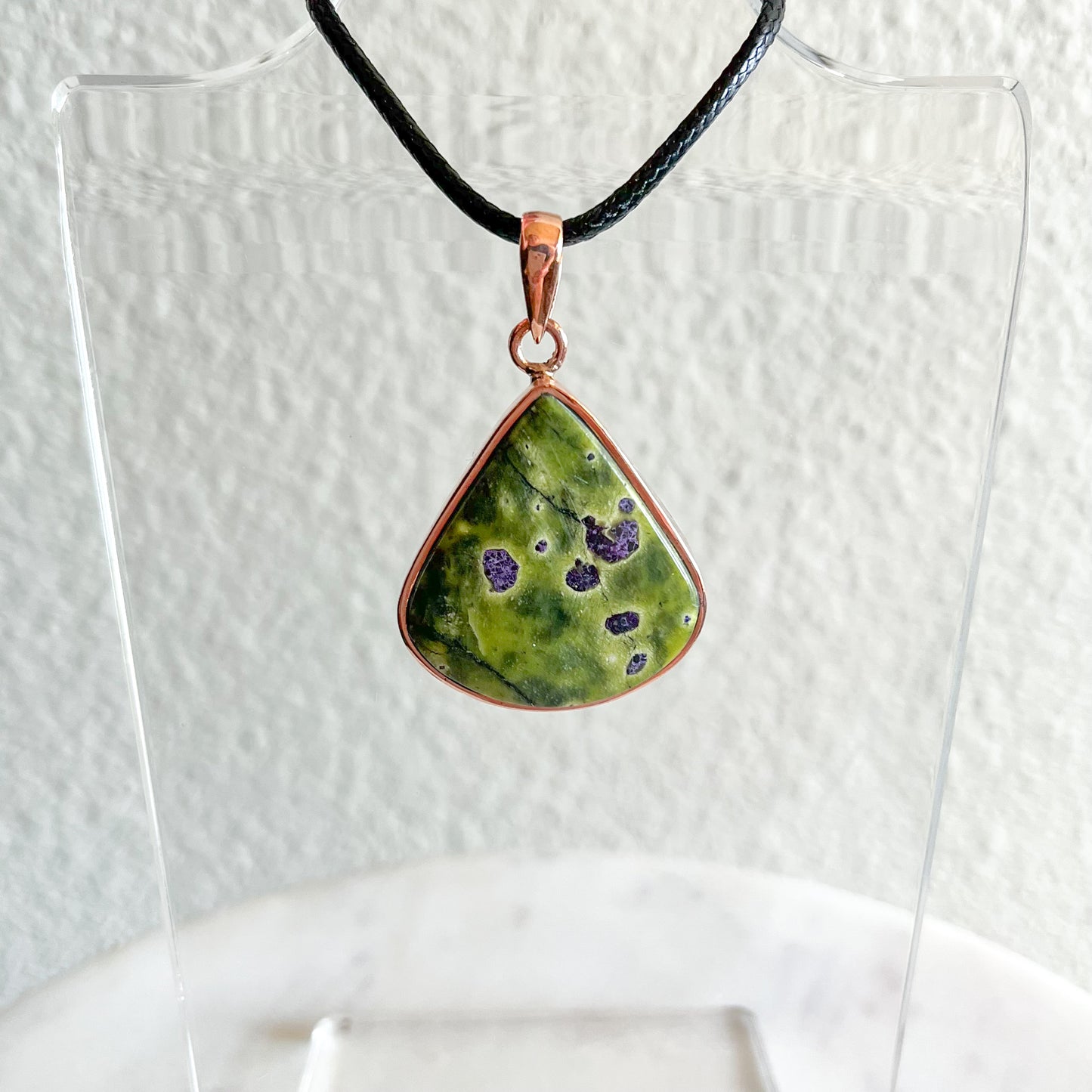 Atlantasite + Copper Pendant - B