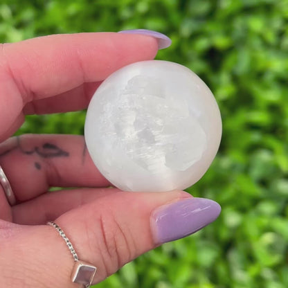 Small Selenite Sphere - A